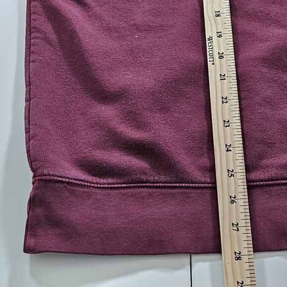 Obey Hoodie Mens L Burgundy Worldwide Propganda LS Fleece Skate Streetwear Punk - Picture 8 of 16